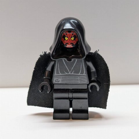 Minifigurka Darth Maul, Black Hood and Cape, Pouch on Belt