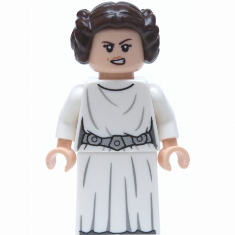 Minifigurka Princess Leia, White Robe, Skirt
