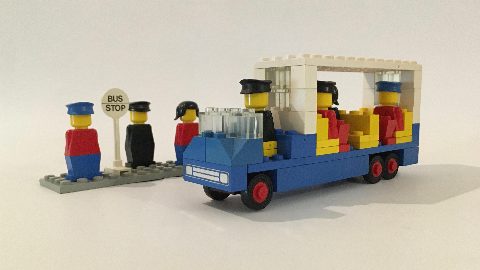Zestaw LEGO Bus Stop (Legoland)