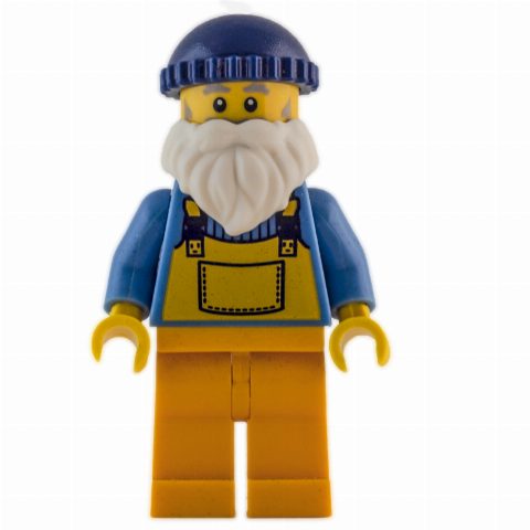 Minifigurka Fisherman - Dark Blue Cap