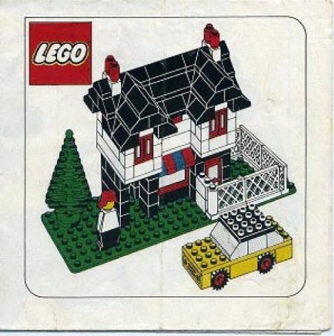 Zestaw LEGO House and Car (Legoland)