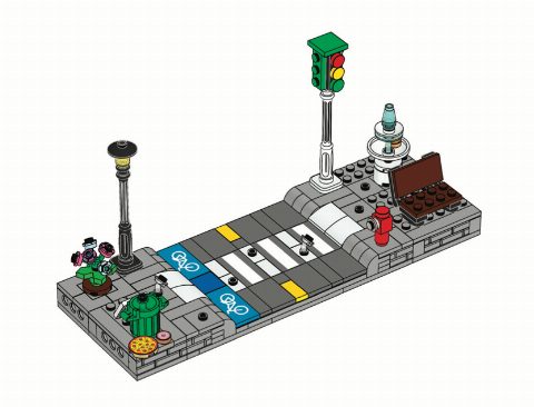 Zestaw LEGO Minifigure Crossing Stand (Other)