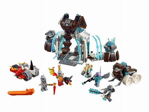 Zestaw LEGO Mammoth's Frozen Stronghold (Legends of Chima)
