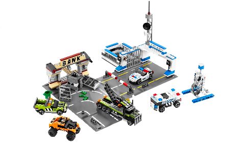 Zestaw LEGO Brick Street Getaway (Racers)