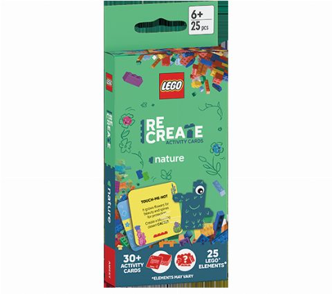 Zestaw LEGO ReCreate Activity Cards: Nature (Gear)
