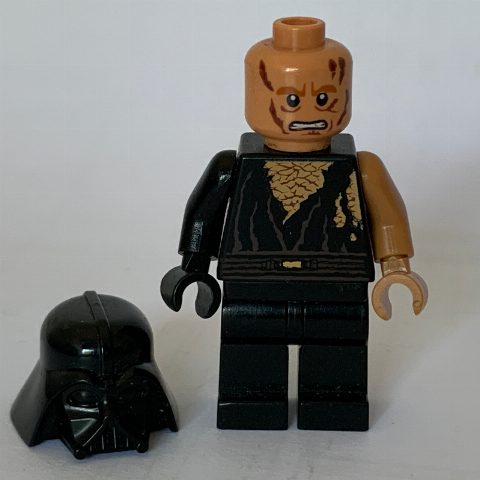 Minifigurka Anakin Skywalker, Transformation, White Pupils, Darth Vader Helmet
