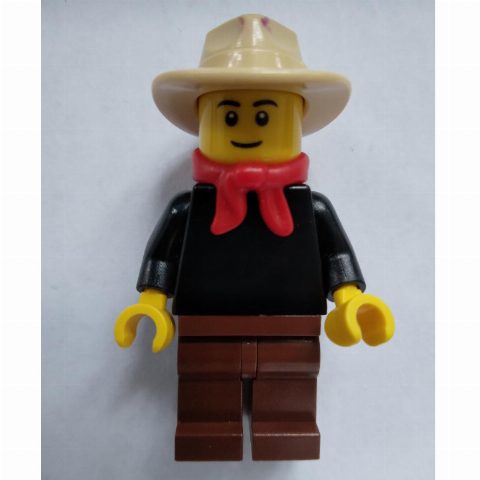 Minifigurka Gold Prospector, Man, Black Eyebrows