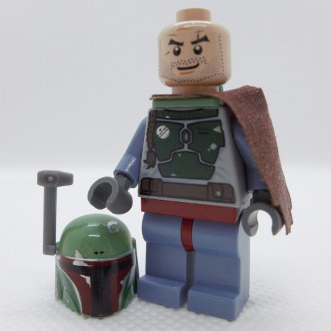 Minifigurka Boba Fett, Helmet, Jetpack Neckwear, Reddish Brown Pauldron