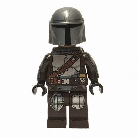 Minifigurka The Mandalorian / Din Djarin, Dark Brown Outfit, 87610pr0417 Helmet