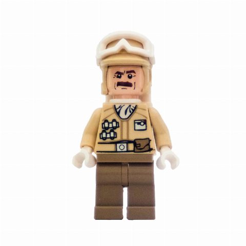 Minifigurka Rebel Trooper in Hoth Uniform, Tan Hat, Moustache