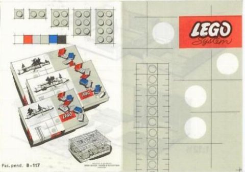 Zestaw LEGO® 2 x 2 Plates (architectural hobby und modelbau version) (System)