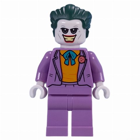 Minifigurka The Joker, Medium Lavender Suit, Dark Green Hair