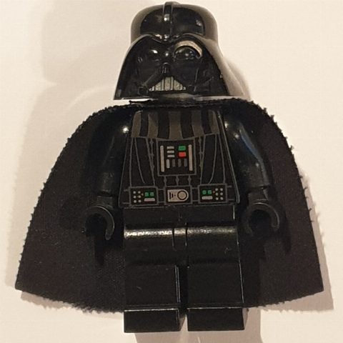 Minifigurka Darth Vader, Light Bluish Gray Skin, White Pupils (3626b Head)