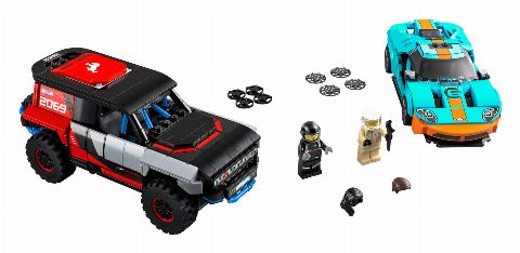 Zestaw LEGO Ford GT Heritage Edition and Bronco R (Speed Champions)