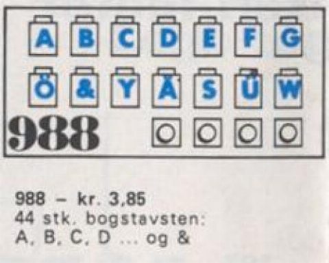 Zestaw LEGO Alphabet Bricks (System)