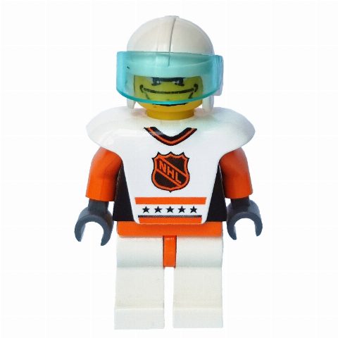 Minifigurka Hockey Player White Vest #2