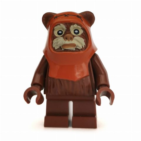 Minifigurka Wicket, Ewok, Dark Orange Hood, Tan Face