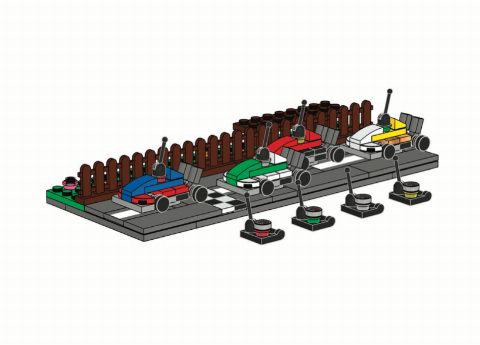 Zestaw LEGO Remote Control Car Minifigure Stand (Other)