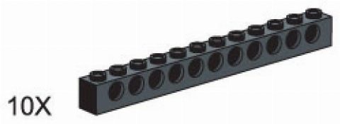Zestaw LEGO 1 x 12 Beams (Educational and Dacta)