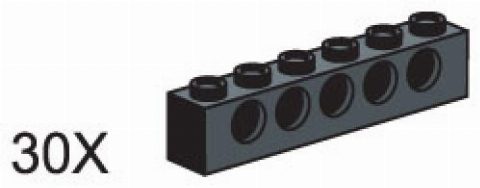 Zestaw LEGO 1 x 6 Beams (Educational and Dacta)