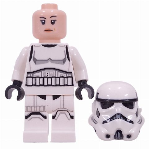 Minifigurka Stormtrooper, Light Nougat Head, Female