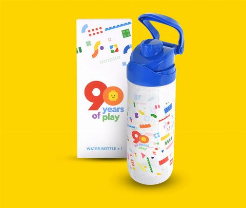 Zestaw LEGO® 90 Years of Water Drink (750ml) (Gear)