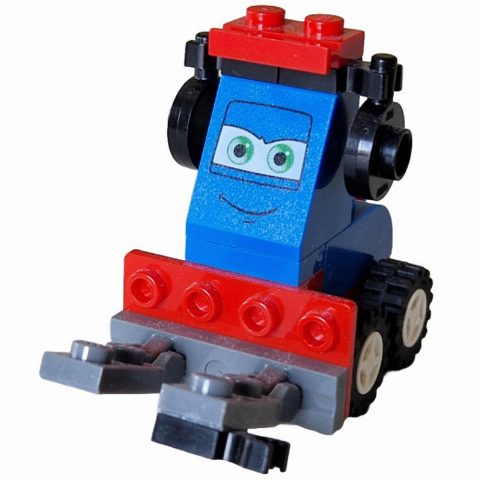 Minifigurka Pit Crew (Cars), Blue