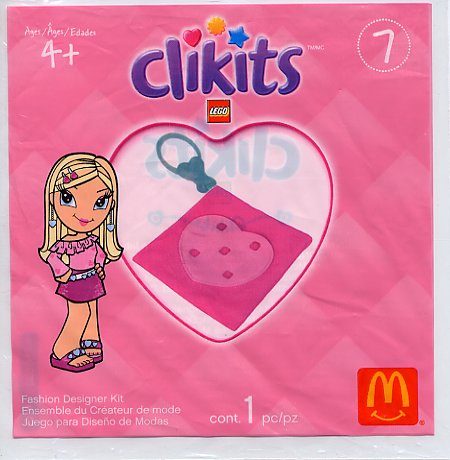 Zestaw LEGO® Fashion Designer Kit 7: Heart Bag (Clikits)