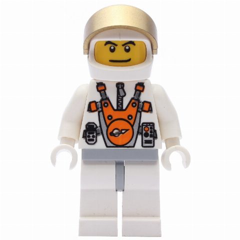 Minifigurka Mars Astronaut, Smirk / Scared