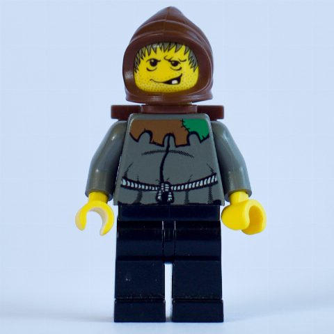 Minifigurka Hunchback - Brown Cap, Brown Basket