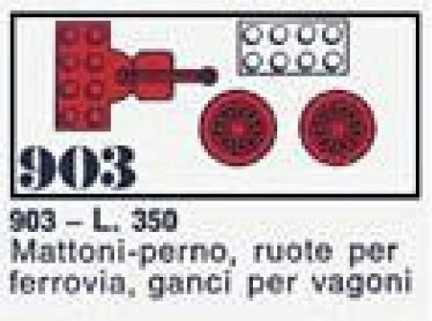 Zestaw LEGO Train Wheels and Couplers (System)