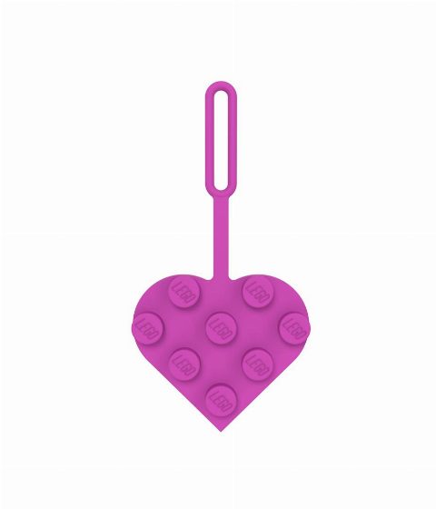 Zestaw LEGO® 3x3 Heart Pink Bag Tag (Gear)