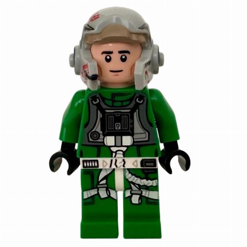 Minifigurka Rebel Pilot A-Wing, Green Uniform