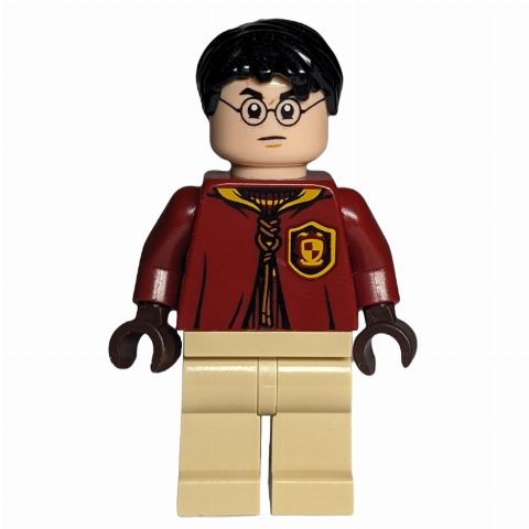 Minifigurka Harry Potter, Dark Red and Tan Gryffindor Quidditch Uniform
