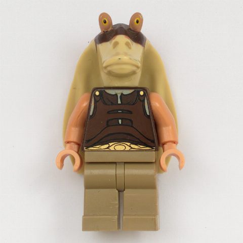 Minifigurka Gungan Warrior, Dark Tan Legs, Nougat Hands