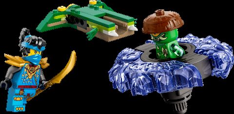 Zestaw LEGO Nya vs. Mutation Monster Spinner (Ninjago)