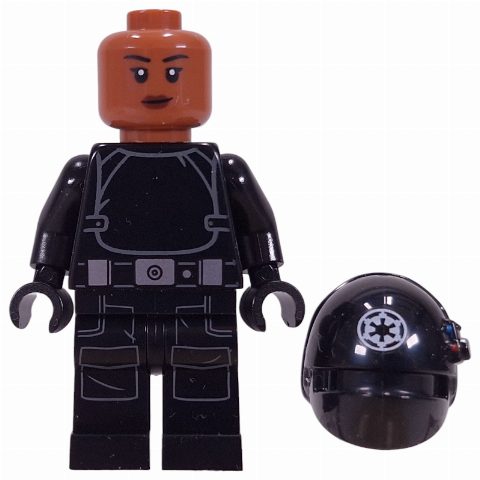 Minifigurka Imperial Gunner, Sienna Brown Head