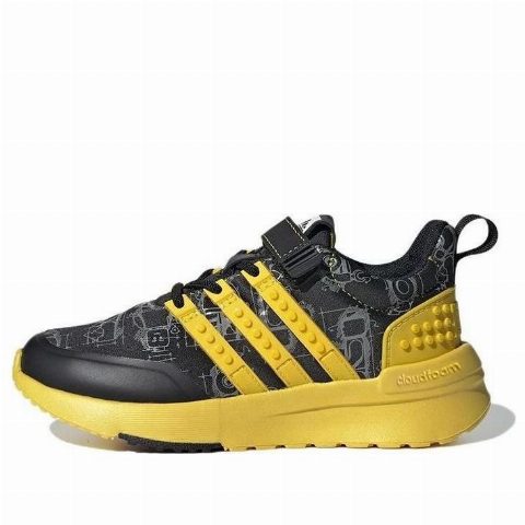 Zestaw LEGO® adidas Racer TR x LEGO (Black Equipment Yellow) - Kids Shoes (Gear)