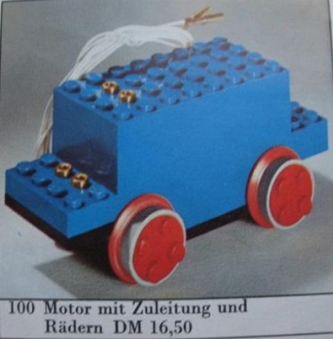 Zestaw LEGO® 4.5V Motor with Wheels (Large Version) (Train)