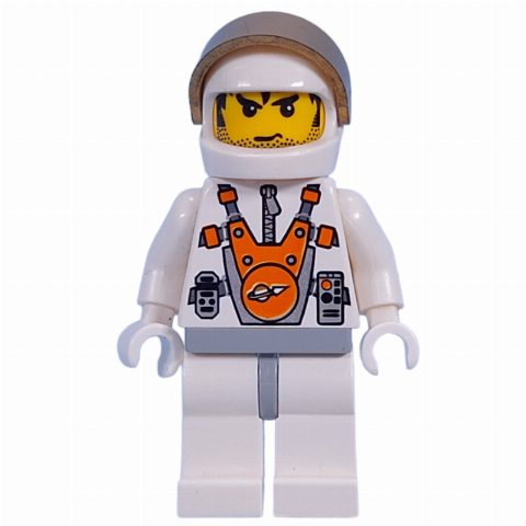 Minifigurka Mars Astronaut, Stubble, Printed Hair