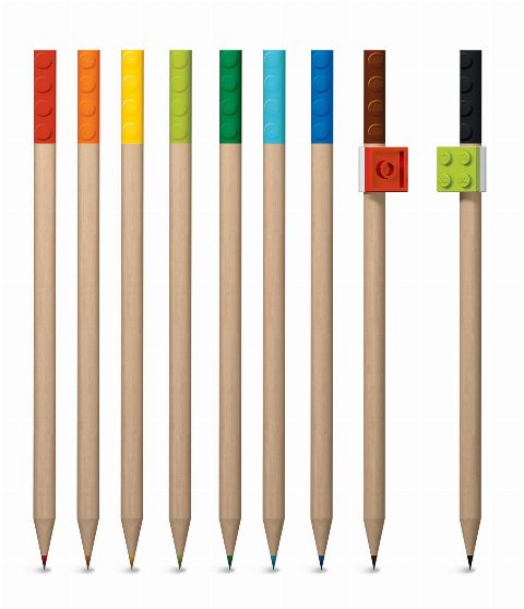 Zestaw LEGO® 9 Colored Pencils (Gear)