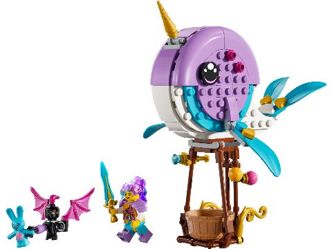 Zestaw LEGO Izzie's Narwhal Hot-Air Balloon (Dreamzzz)