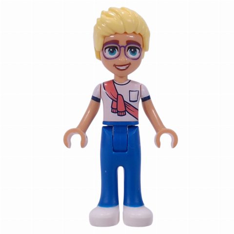 Minifigurka Olly - White Shirt, Blue Pants