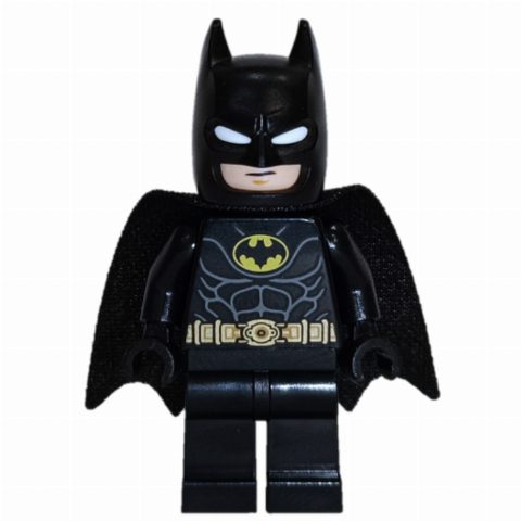 Minifigurka Batman, Black Suit, Black Cape and Cowl, Yellow Batman Logo, White Eyes (37157 Cape)
