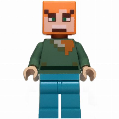 Minifigurka Alex, Reddish Brown Squares on Face