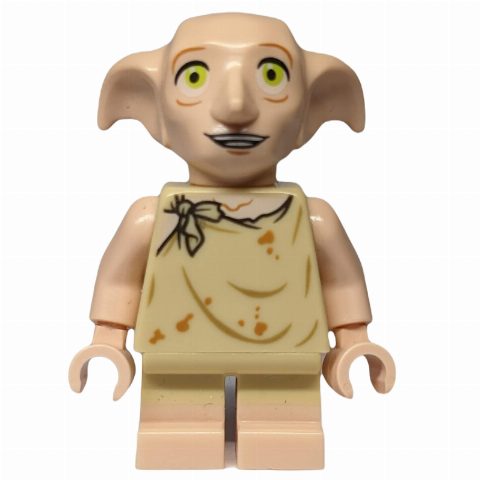 Minifigurka Dobby, Tan Vest, Open Mouth