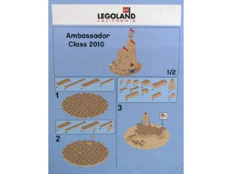Zestaw LEGO Sand Castle - Ambassador Class 2010 (LLCA Ambassador Pass Exclusive) (Legoland Parks)