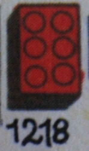 Zestaw LEGO® 2 x 3 Bricks (System)