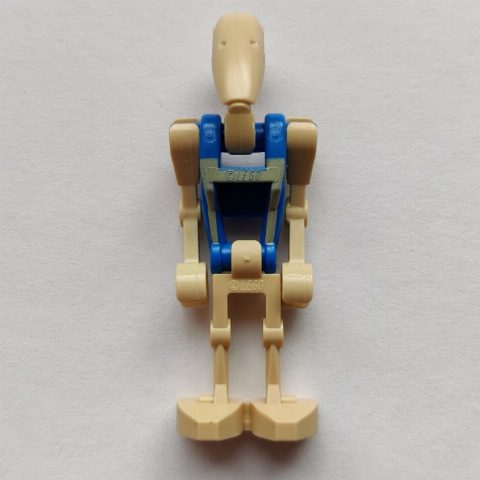 Minifigurka Battle Droid Pilot, Blue Torso with Tan Print, Two Bent Arms