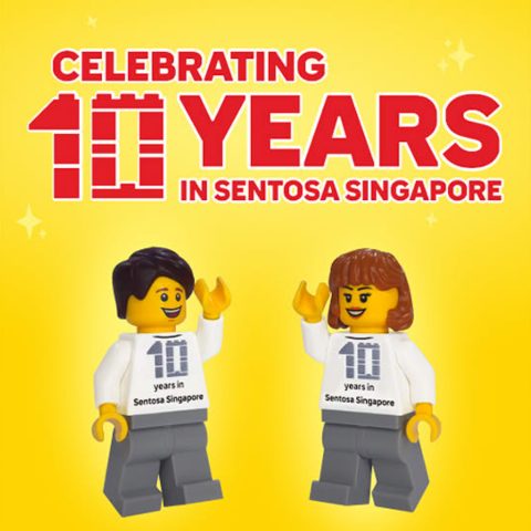 Zestaw LEGO Celebrating 10 Years at Sentosa Singapore (LEGO Brand Store)